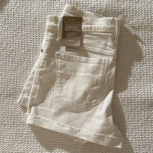 Madewell high rise denim shorts